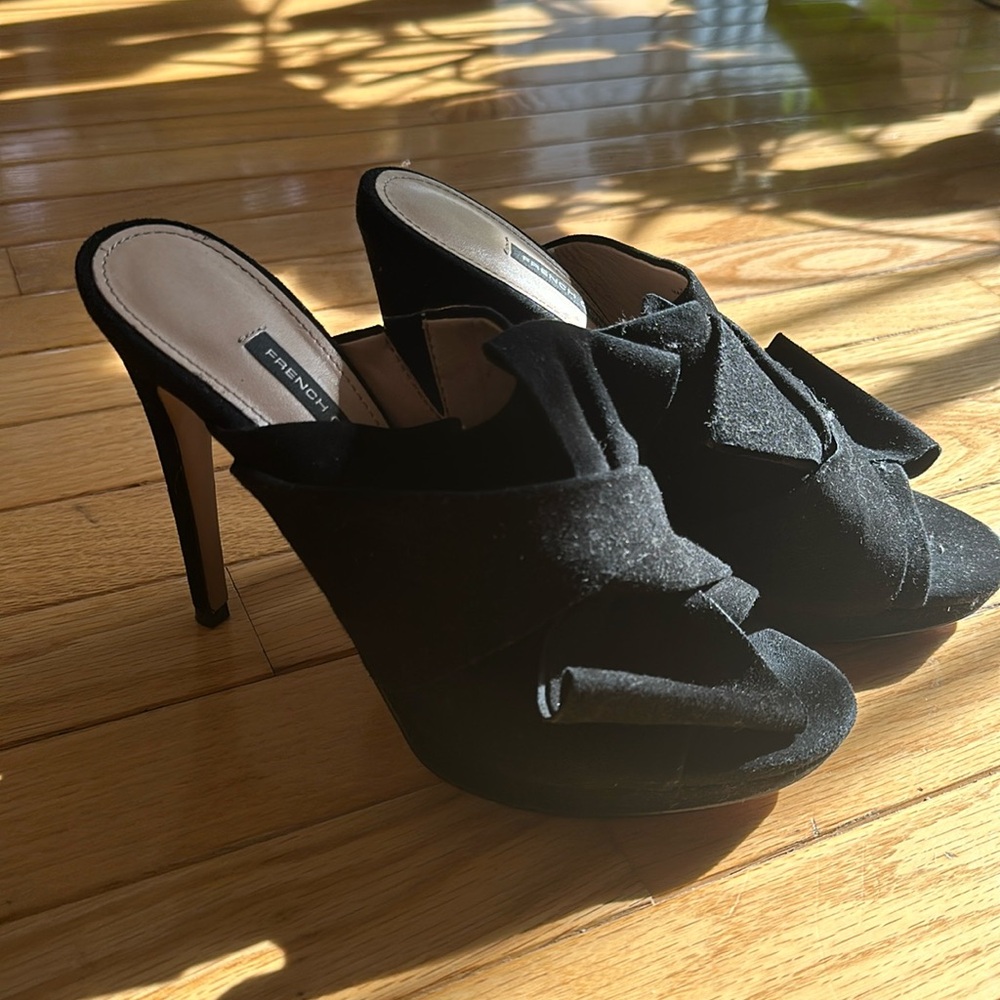 French Connection Black Heels